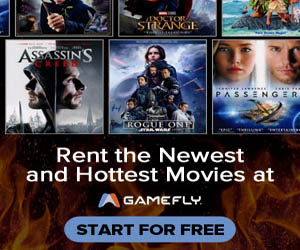Gamefly Movies - 30-Day FREE Trial