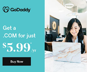 GoDaddy.com - $5.99 DOT COM Purchase